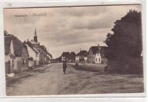 48755 Ak Biesheim Oberelsaß Strassenansicht um 1910