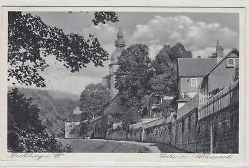 43197 Ak Berleburg i.W. Partie im Schlosspark 1936