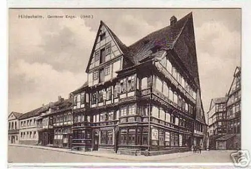 05193 Ak Hildesheim Goldener Engel um 1920