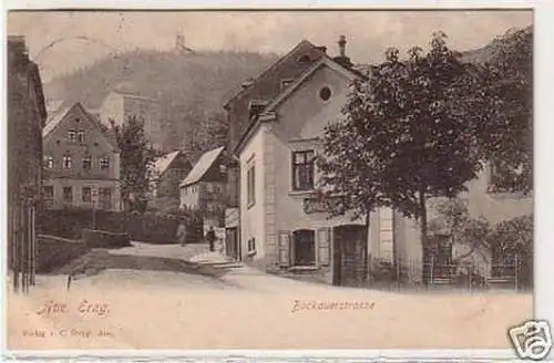 33795 Ak Aue im Erzgebirge Bockauerstraße 1906