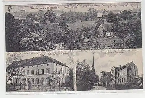 65431 Mehrbild Ak Gruss aus Jahnshain Gasthof Kirche Schule Ortsansicht 1932