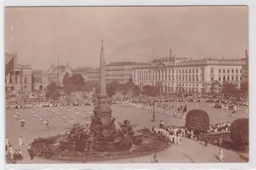 86678 AK Erstes Großgauturnfest auf dem Augustusplatz Leipzig am 10.7.1927