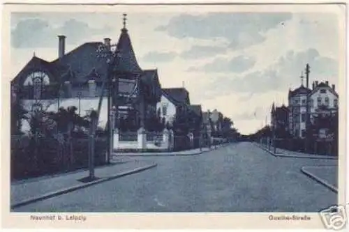 17223 Ak Naunhof bei Leipzig Goethestraße 1933