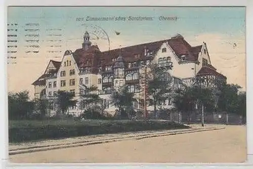 48628 Ak Chemnitz von Zimmermann`sches Sanatorium 1912