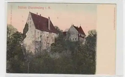 38637 Ak Schloss Oberreinsberg in Sachsen um 1910