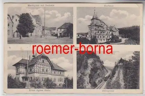 80110 Mehrbild Ak Klosterlausnitz Ernst Agnes Heim, Zeitzgrund, Kurhaus 1915