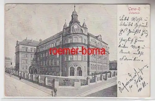 72636 Ak Gera R. Ostschule 1915