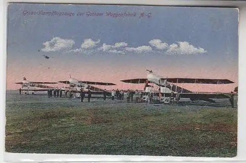 70156 Feldpost Ak Groß-Kampfflugzeuge der Gothaer Waggonfabrik A.G. 1918