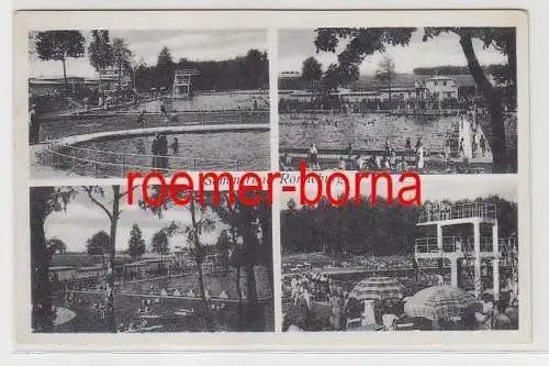 83175 Mehrbild Ak Sommerbad Ronneburg Thüringen um 1940