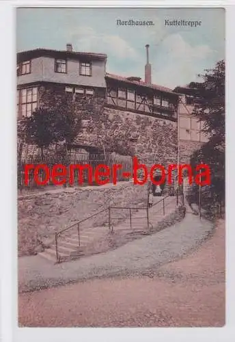 81722 Ak Nordhausen Kutteltreppe 1910