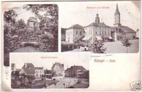 19224 Mehrbild Ak Bürgel in Thüringen 1911