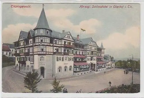 70278 Ak Herzogliches Schlosshotel in Oberhof in Thüringen 1910