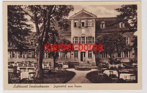 84666 Ak Luftkurort Sondershausen Jagdschloß zum Possen 1936