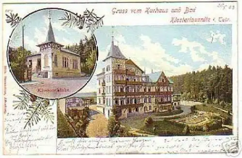 14550 Ak Gruß vom Kurhaus Bad Klosterlausnitz 1903