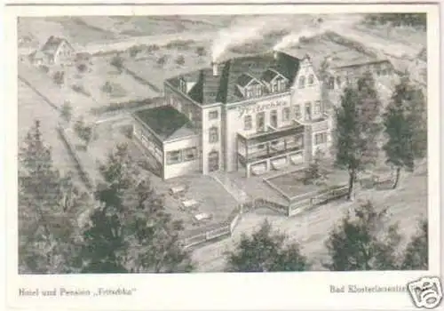 26622 Ak Bad Klosterlausnitz Hotel "Fritschka" um 1920