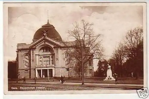 31338 Ak Gera Reussisches Theater 1928