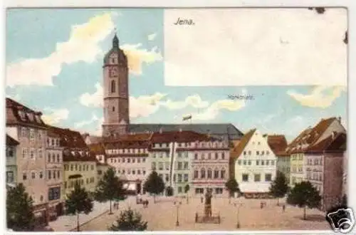 33951 Ak Jena Marktplatz um 1910