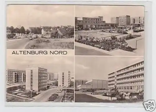 33753 Mehrbild Ak Altenburg Nord Neubausiedlung 1980