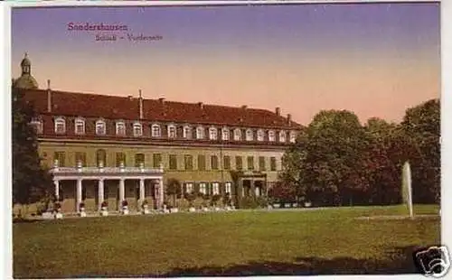 35056 Ak Sondershausen Schloß Vorderseite um 1910