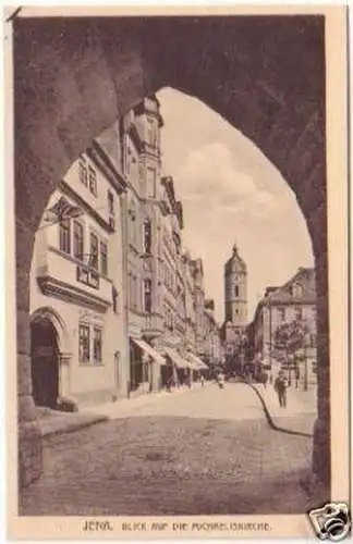 35325 Ak Jena Blick auf die Michaeliskirche um 1930