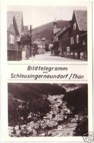 23345 Ak Bildtelegramm aus Schleusingerneundorf um 1940