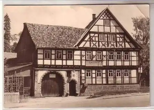 46721 Foto Ak Suhl Thür. Gasthaus "Zum goldenen Hirsch" im Suhler Neundorf 1967