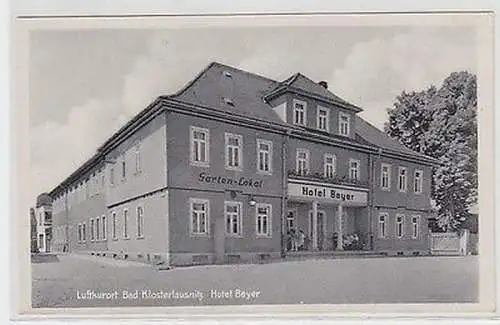 61204 Ak Luftkurort Bad Klosterlausnitz Hotel Beyer 1958