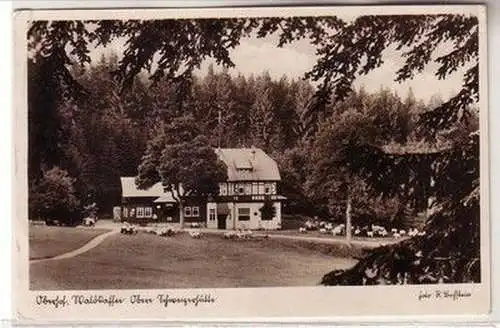 59549 Ak Oberhof Waldkaffee obere Schweizerhütte 1936