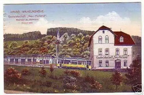 09748 Ak Kassel Wilhelmshöhe Gastwirtschaft 1913