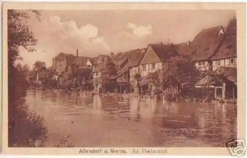 11333 Ak Allendorf a. Werra am Fischerstad um 1920