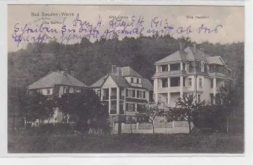 37477 Ak Bad Sooden Werra Villa Bartho, Carola, Hanstein 1913