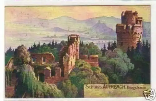 29999 Ak Schloss Auerbach Bergstrasse 1911