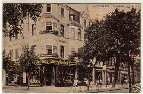 08404 Ak Wittenberge Geschäft in der Bahnstrasse 1911