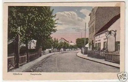 35194 Ak Glindow Hauptstraße um 1920