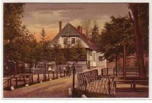 57865 Ak Forsthaus Eduardspring, Post Booßen 1915