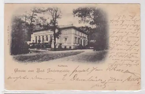 88649 Ak Gruß aus Bad Freienwalde Kurhaus 1899