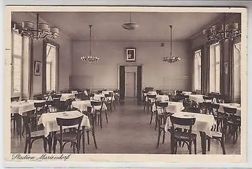 65307 Ak Stadion Berlin-Mariendorf Innenansicht Restaurant 1944