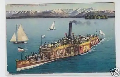 33167 Ak Starnbergersee Salondampfer Luitpold um 1910