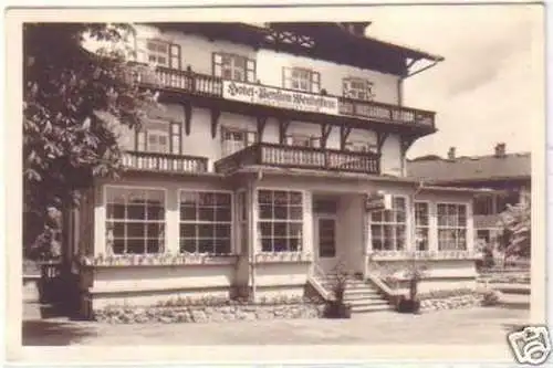 24424 Foto Ak Hotel Pension Wendelstein um 1940