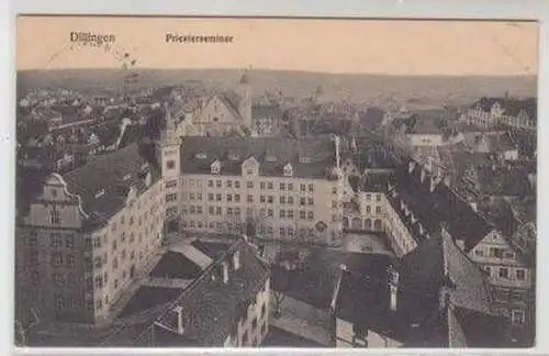 33889 Feldpost Ak Dillingen Priesterseminar 1915