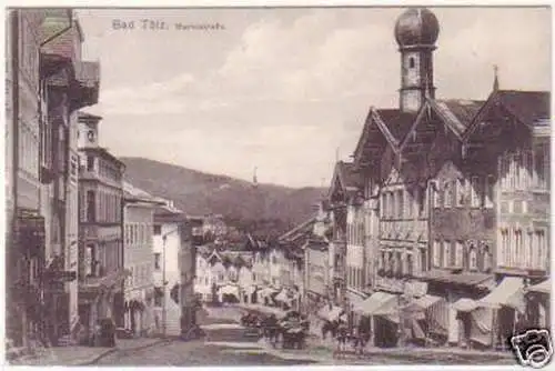 28959 Ak Bad Tölz Marktstraße um 1930