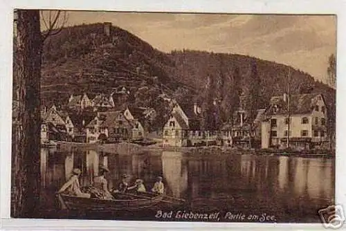 00938 Ak Bad Liebenzell Partie am See 1923