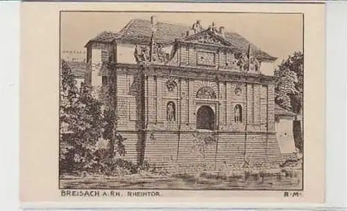 37792 Ak Breisbach a. Rh. Rheintor um 1930