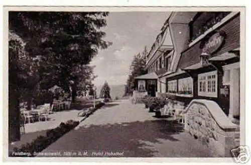 05985 Ak Feldberg Schwarzwald Hotel Hebelhof 1944