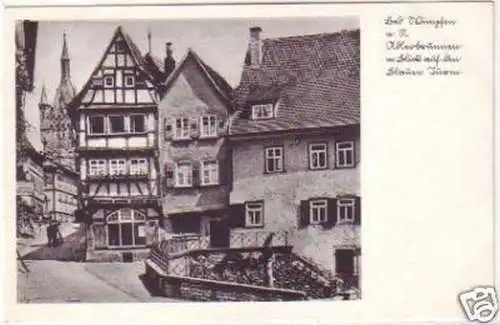 07802 Ak Bad Wimpfen am Neckar Altstadt um 1940