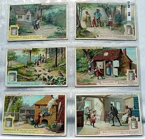 Liebigbilder Serie 329 Hänsel und Gretel, komplett 1896 (3/6873)