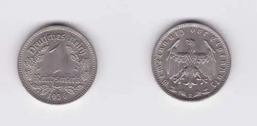 1 Mark Kupfer Nickel Münze III.Reich 1936 E Jäger Nr. 354 (126703)