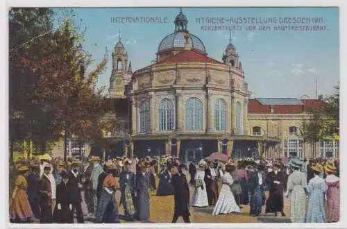 900719 Ak Internationale Hygiene-Ausstellung Dresden 1911 Konzertplatz