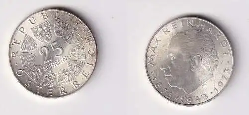 25 Schilling Silber Münze Österreich Max Reinhardt 1973 (102100)