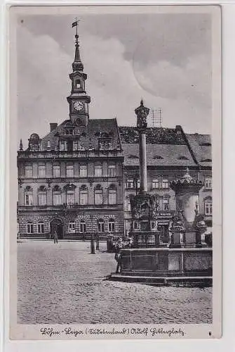 76304 Ak Böhmisch Leipa Česká Lípa Sudetenland Rathaus Feldpost 1941